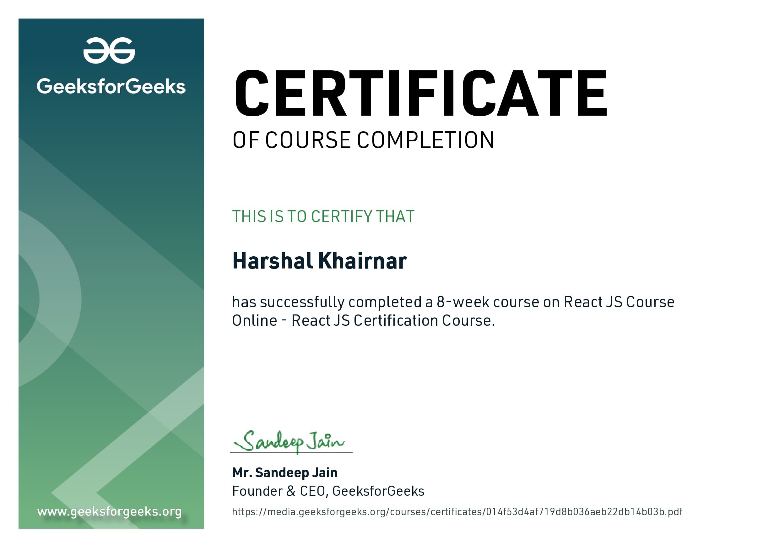 React Js Course Online